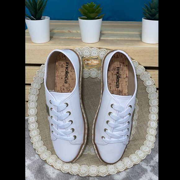 Women Espadrilles White Casual Sneakers - Picture 5 of 8